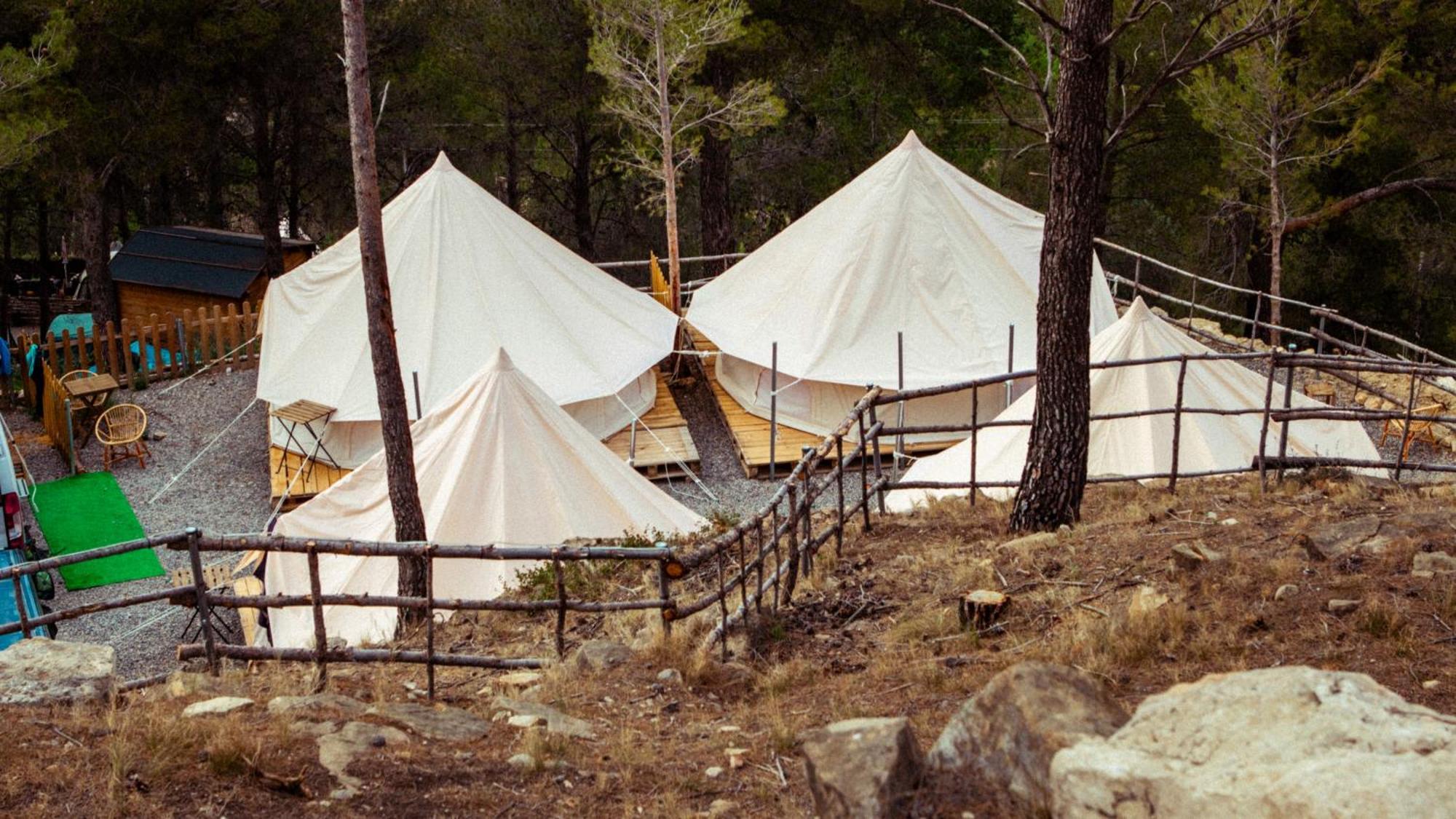 Glamping Zone Montanejos Hotel Bagian luar foto
